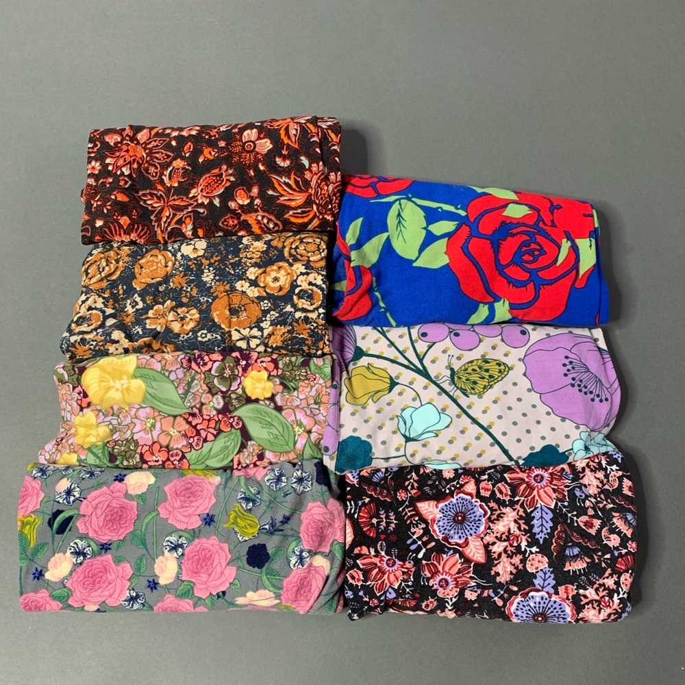 Lot of 7 TC lularoe leggings